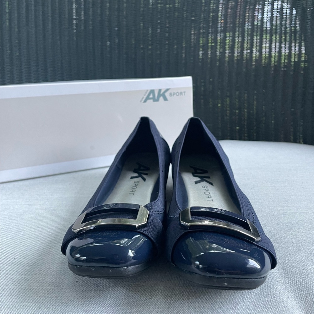 Navy Blue Ballet Flats